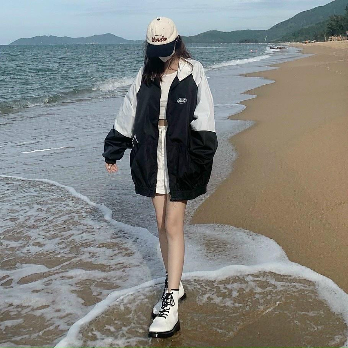 Áo Khoác Bomber Varsity Dù 2 Lớp SCL Jacket Form Rộng Nam Nữ Unisex Phong Cách Trẻ Trung Năng Động Ulzzang