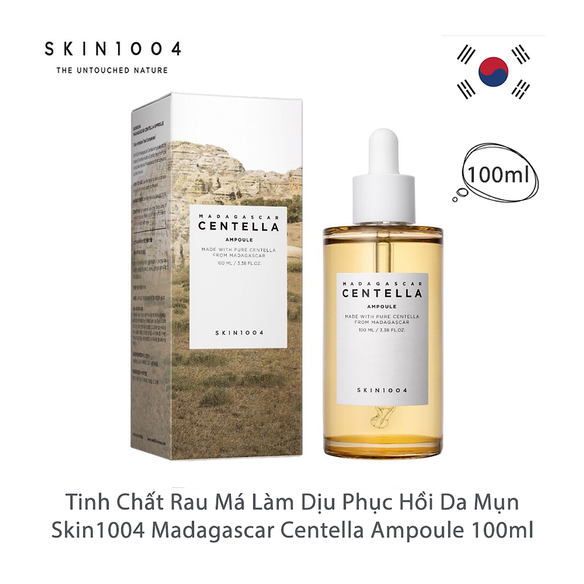 Tinh Chất cho da nhạy cảm Skin1004 Madagascar Centella Asiatica Ampoule 100ml