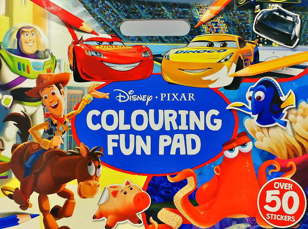 Disney Pixar Colouring Fun Pad - Disney Pixar: Sách tô màu