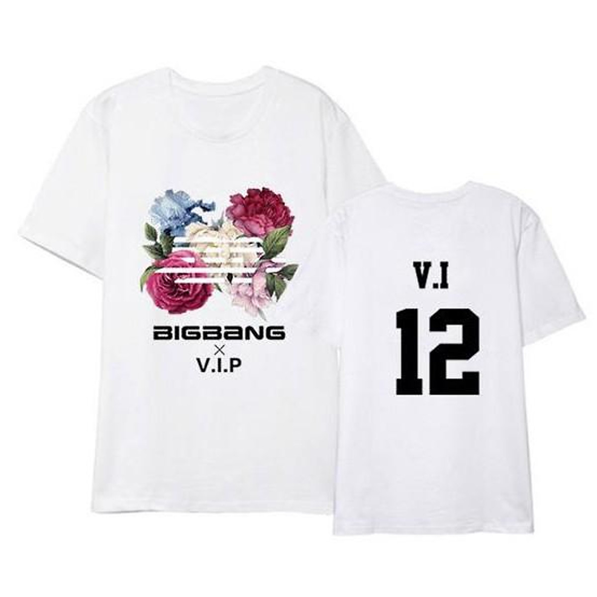 Áo phông BIG BANG VIP đóa hoa rực rỡ