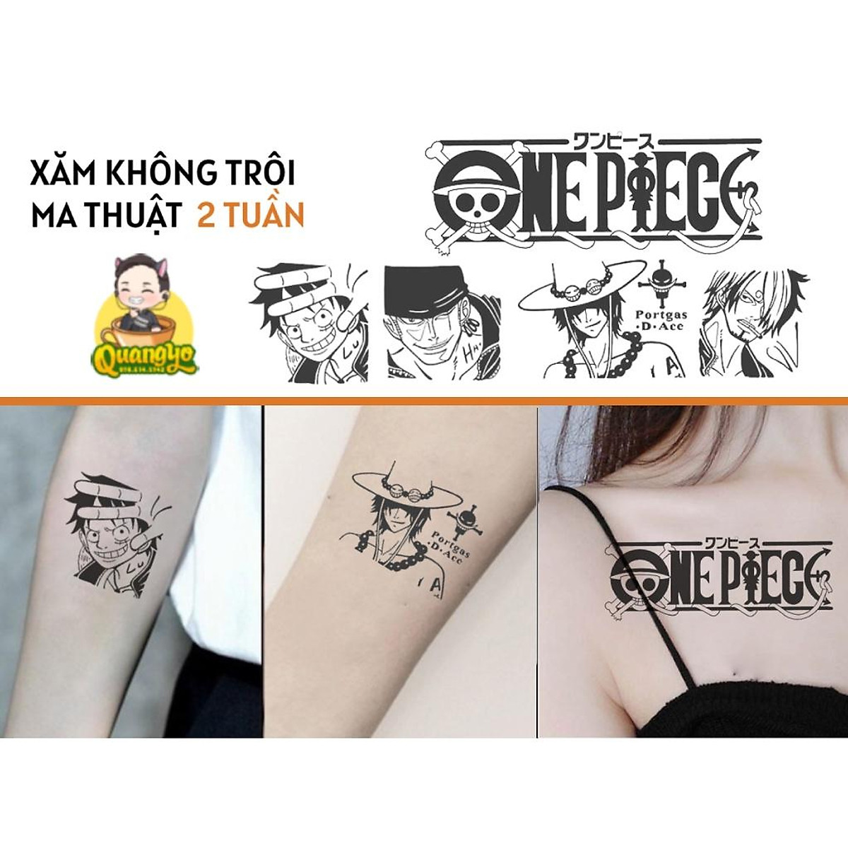 Vẽ Hình Xăm One Piece Đoán Tên Nhân Vật DRAWING ONE PIECE  YouTube