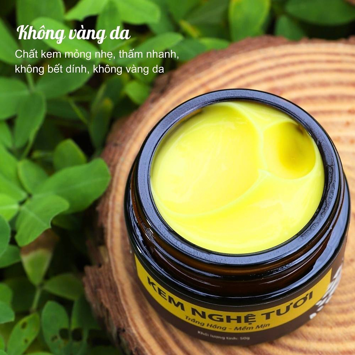 Kem nghệ tươi dưỡng da trắng mịn, sạch sạm nám Wonmom 50g
