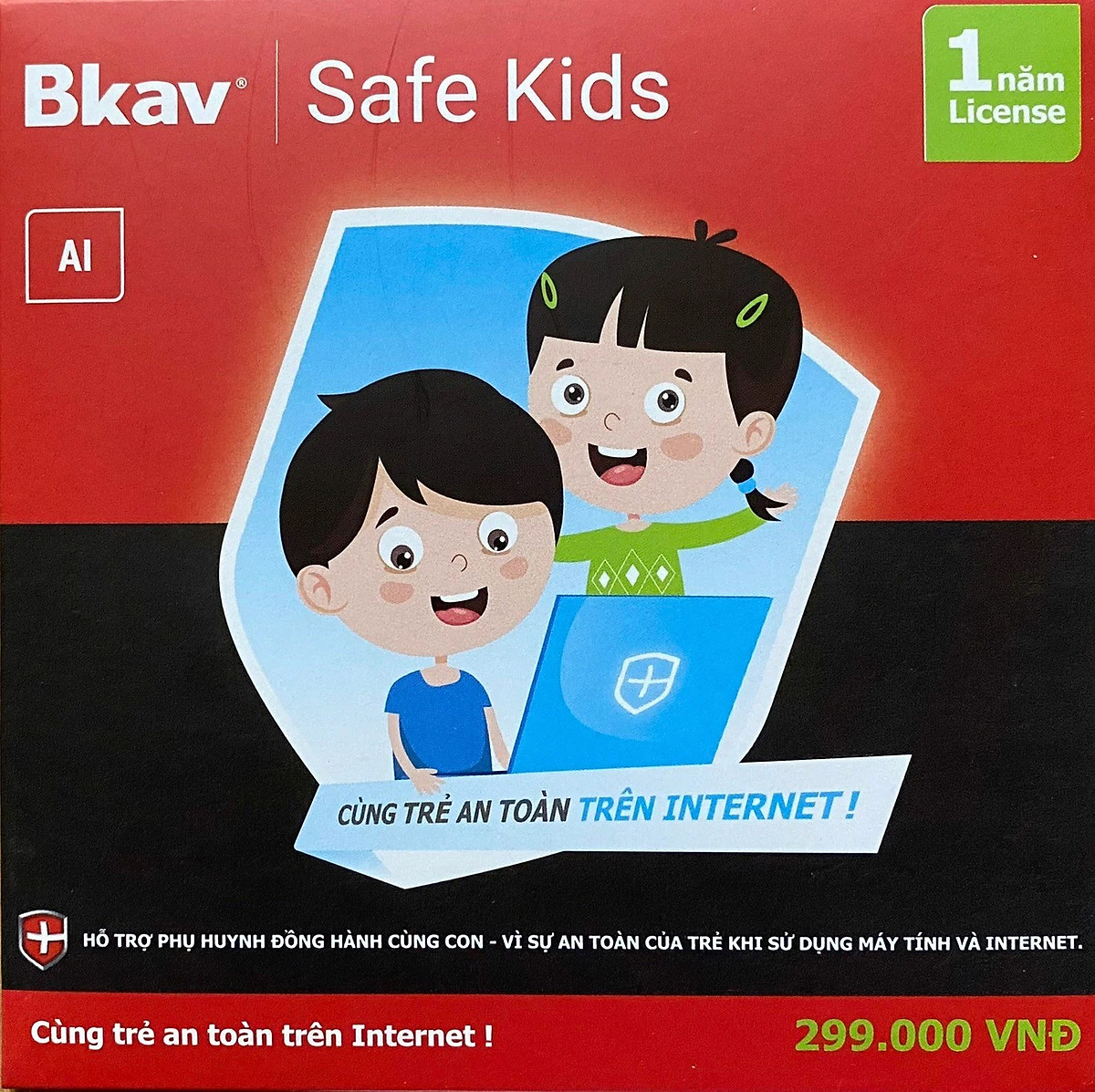 Phần mềm giám sát, bảo vệ trẻ em - Bkav Safe Kids - Hàng chính hãng