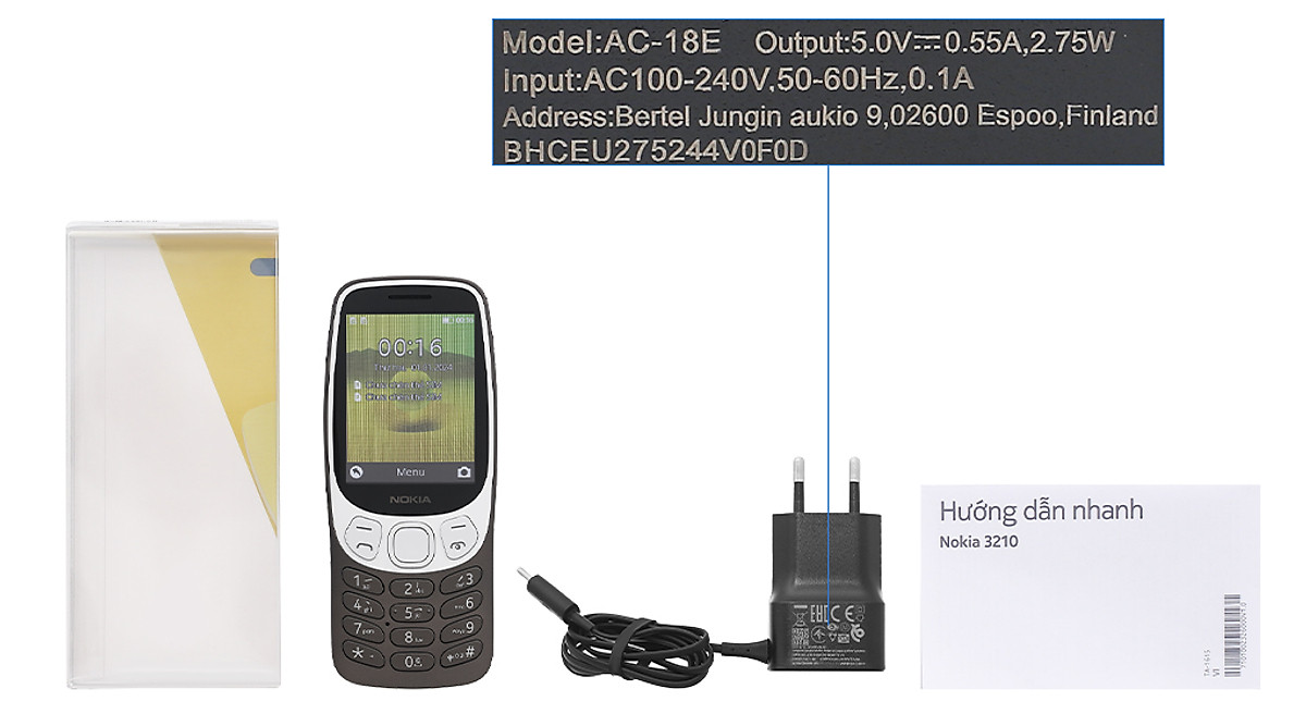 Điện thoại Nokia 3210 - Hàng Chính Hãng