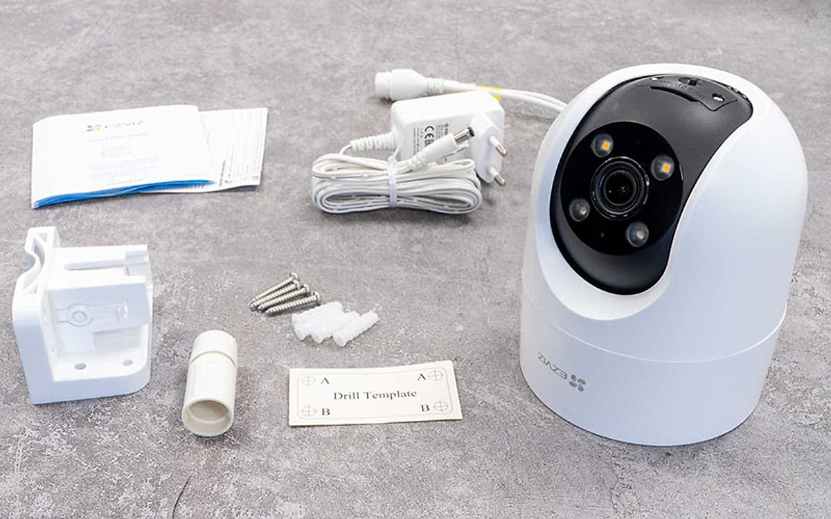 Camera Eziz Ngoài Trời H8C 2MP/ C8C 4Mp - Đèn Còi Báo Động - Màu Ban Đêm - Đàm Thoại 2 Chiều - Xoay 360 Độ - Hàng chính hãng