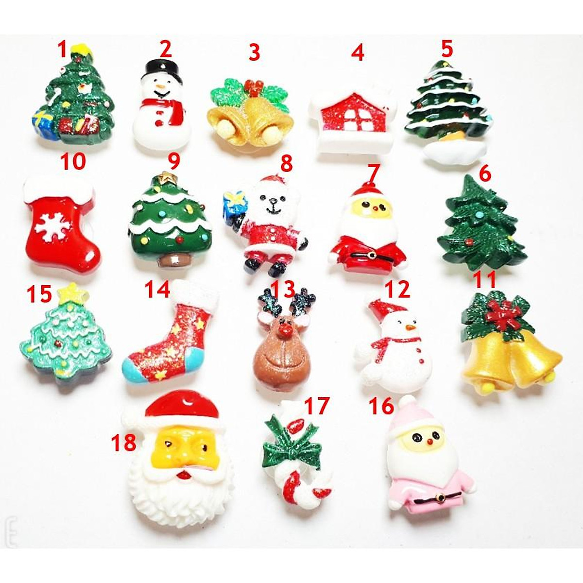 STICKER JIBBITZ cài dép crocs, dép sục GIÁNG SINH/ NOEL