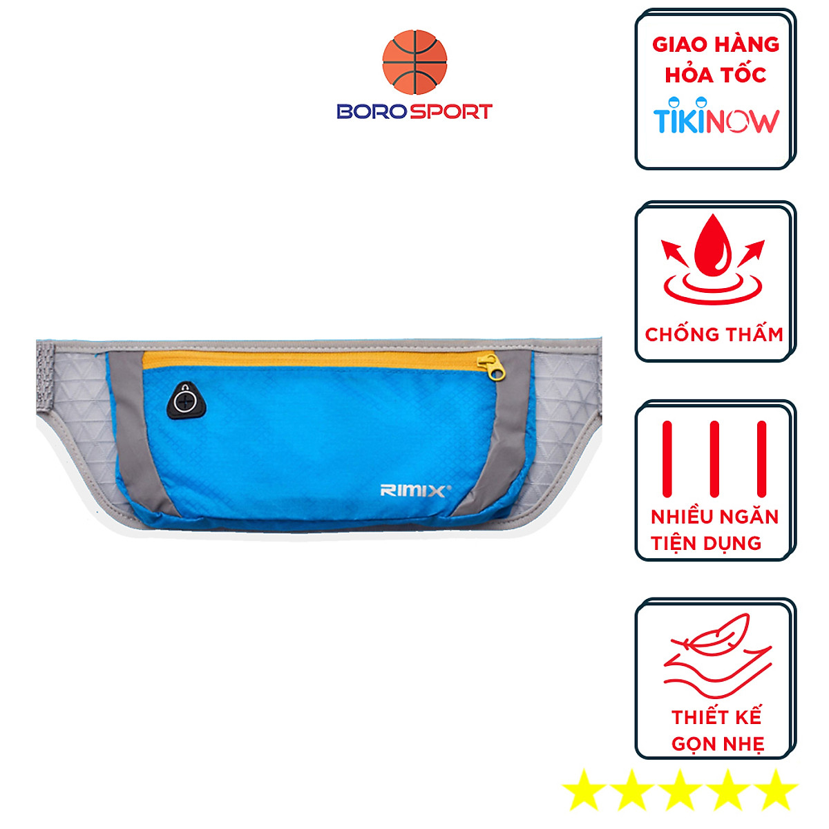 Túi đai đeo bụng chạy bộ chống nước Rimix RM2202
