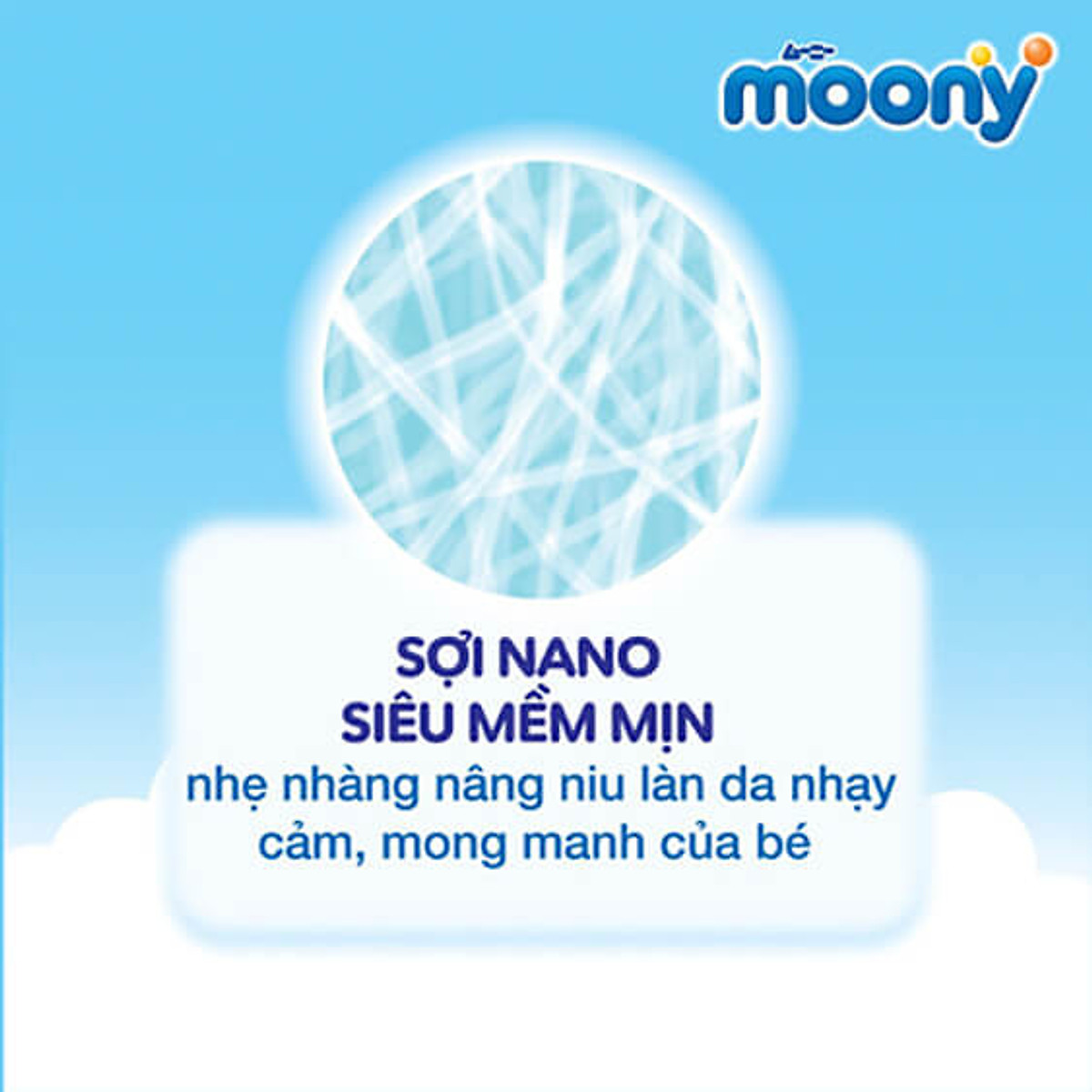 Combo 3 Gói Miếng Lót Sơ Sinh Moony Gói Cực Đại Newborn (90 miếng)