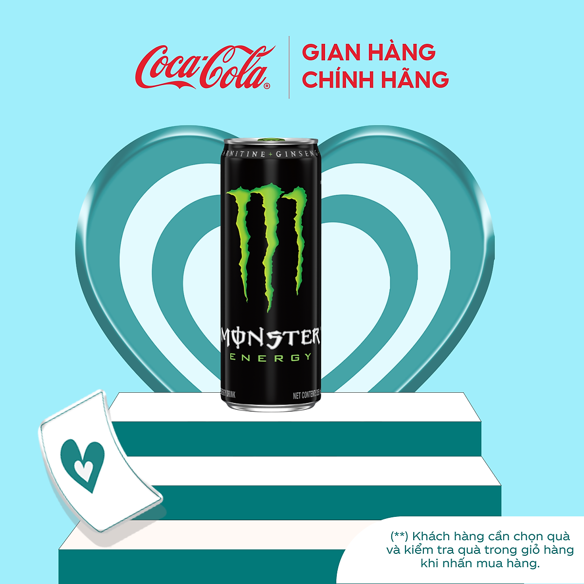 Lốc 24 Lon Nước Tăng Lực Giải Khát Monster Energy 355ml/Lon Coca-Cola Official Store