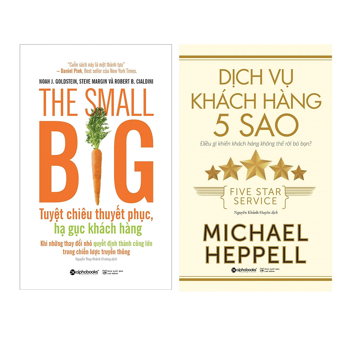 Combo Sách Marketing - Bán Hàng : The Small Big – Tuyệt Chiêu Thuyết Phục, Hạ Gục Khách Hàng + Dịch Vụ Khách Hàng 5 Sao