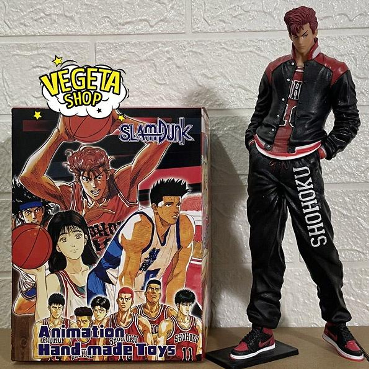 Giảm giá Tượng trang trí mô hình Slam Dunk Shohoku ngồi áo đỏ  BeeCost