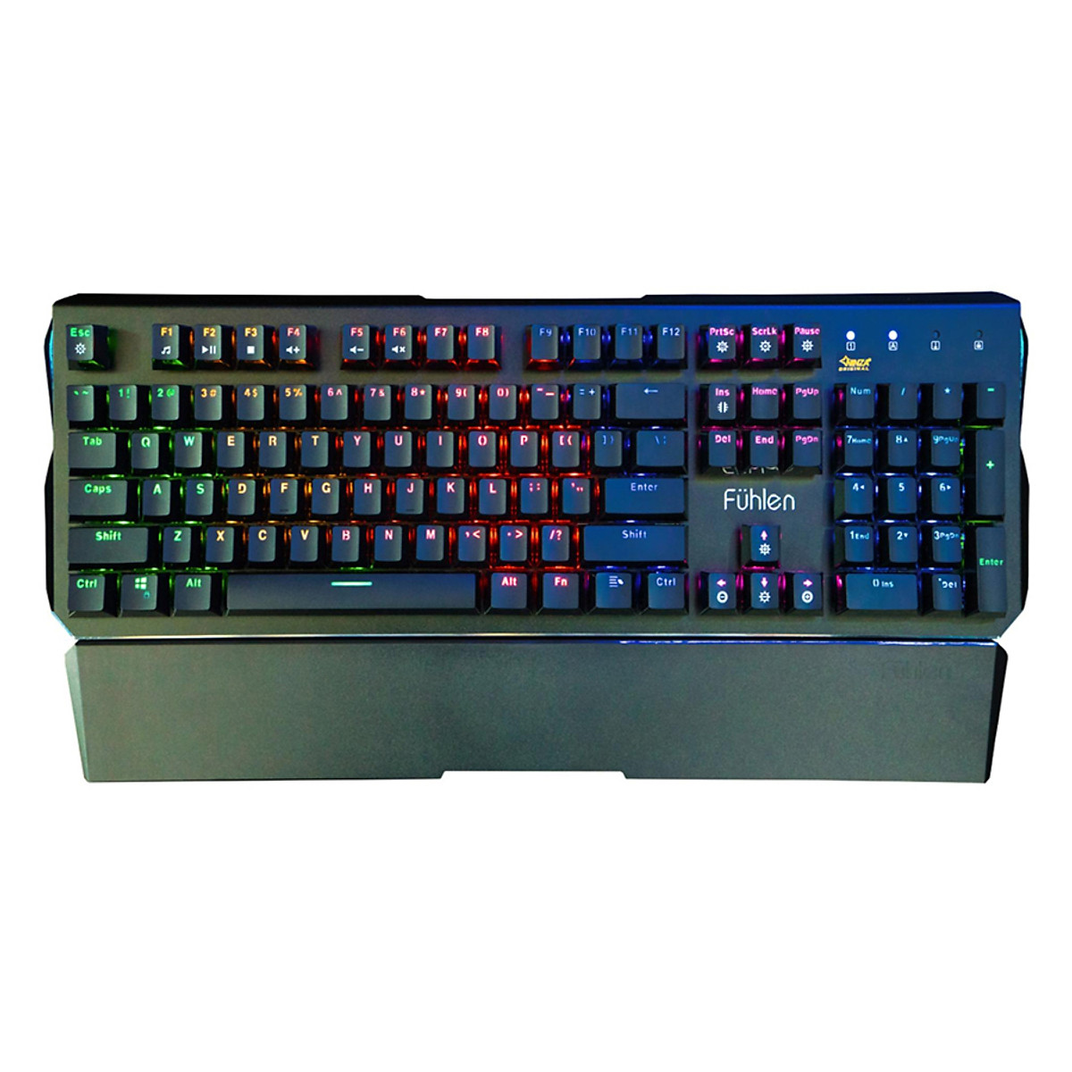 Bàn Phím Gaming Có Dây Fuhlen D Destroyer Mechanical Blue Switch (Black) - Hàng chính hãng