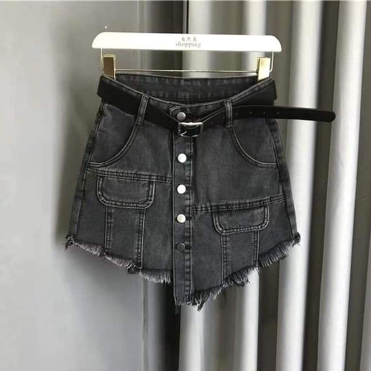 quần short jeans giả váy rách  QN602  thoitrangxitincom
