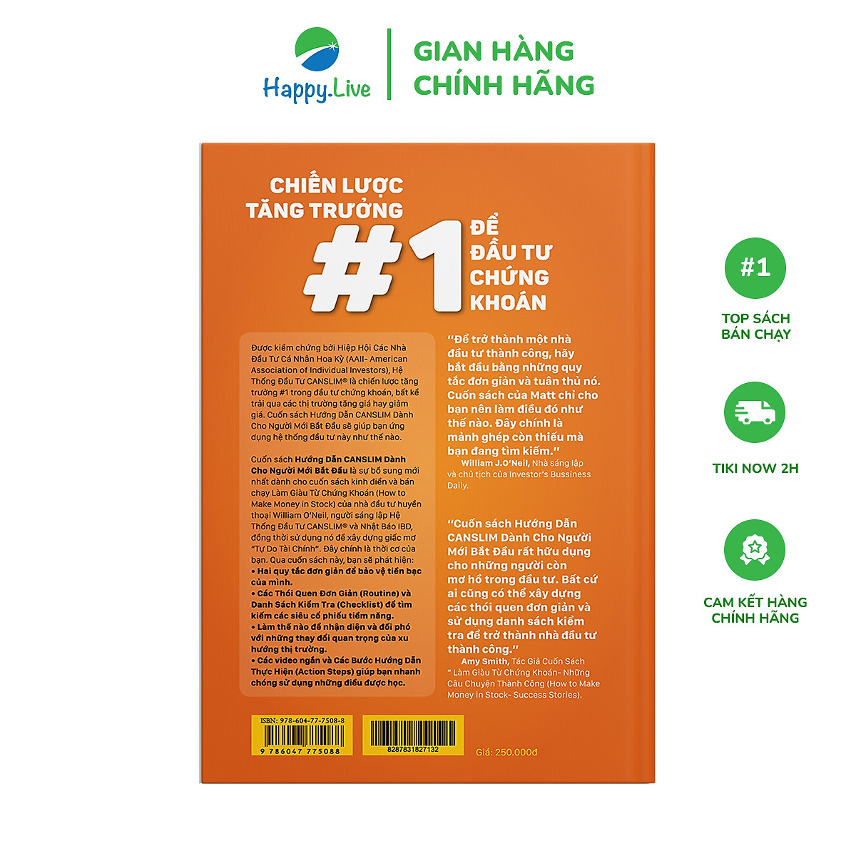 Bộ sách Làm Giàu Từ Chứng Khoán (How To Make Money In Stock) phiên bản mới + Hướng Dẫn Thực Hành CANSLIM Cho Người Mới Bắt Đầu