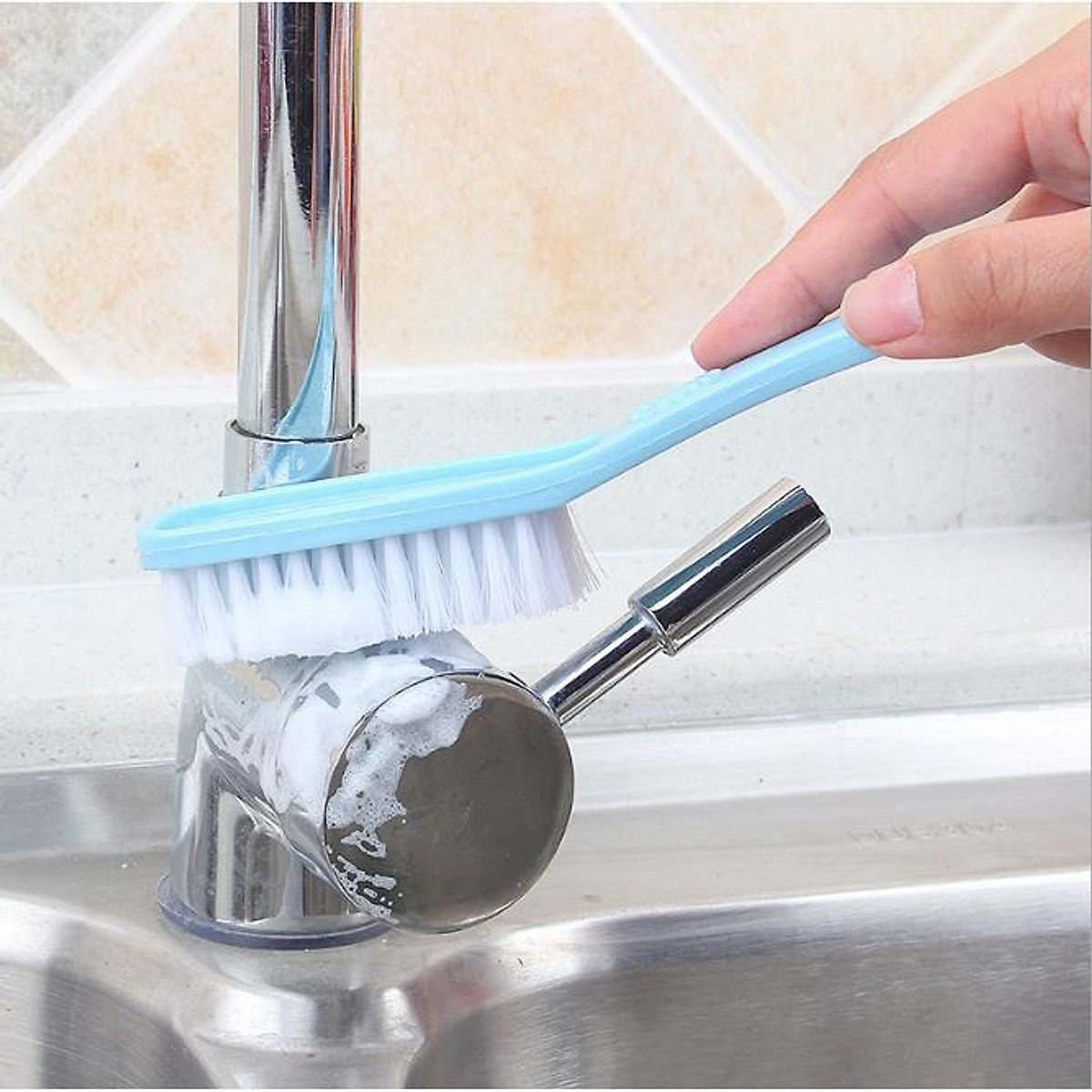 Bàn Chải Tay Cầm Mini Cọ Giày, Cọ Gót Chân