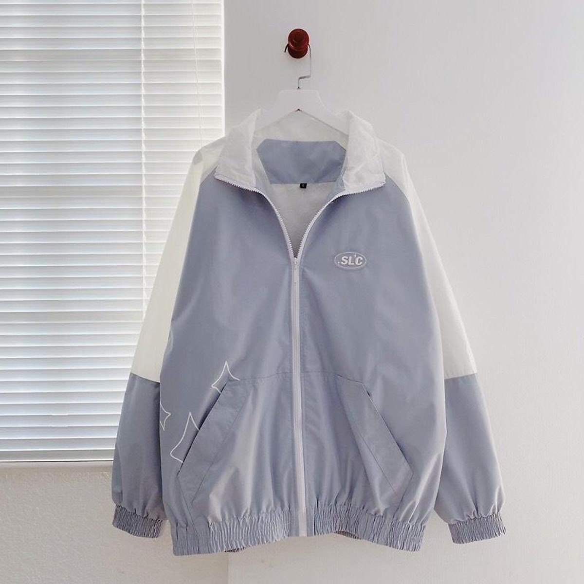 Áo Khoác Bomber Varsity Dù 2 Lớp SCL Jacket Form Rộng Nam Nữ Unisex Phong Cách Trẻ Trung Năng Động Ulzzang