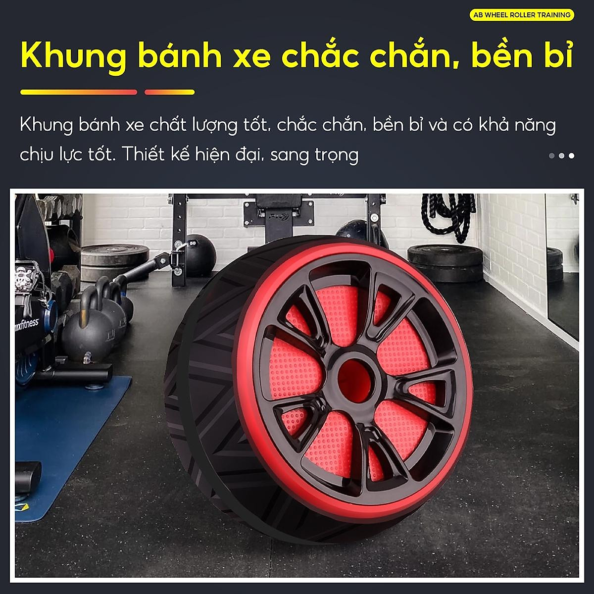Con lăn tập cơ bụng TDR95 1 bánh - Con lănTDR100 2 bánh Perfect AB Carver Pro
