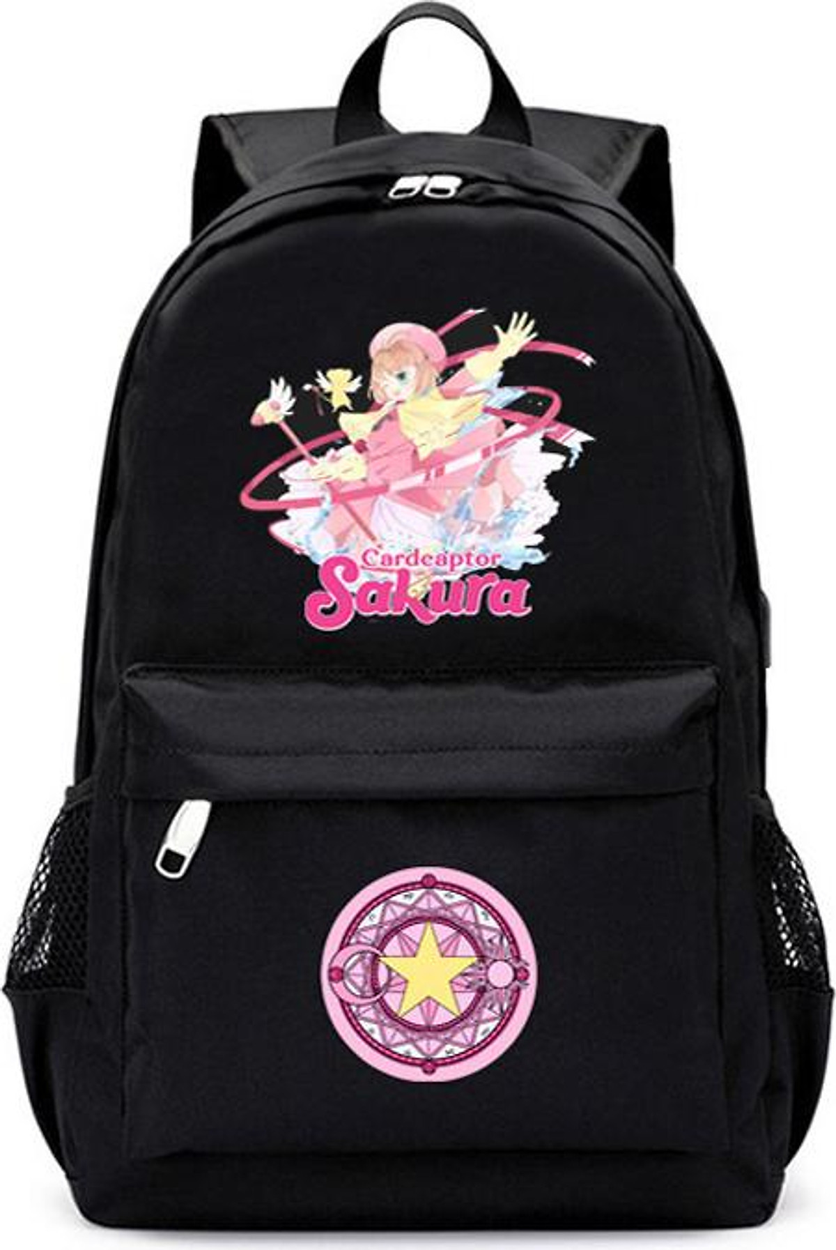 Mua Balo Cardcaptor Sakura phong cách Manga Anime cực đẹp, đựng vừa laptop   inch, kèm cổng USB nối ngoài