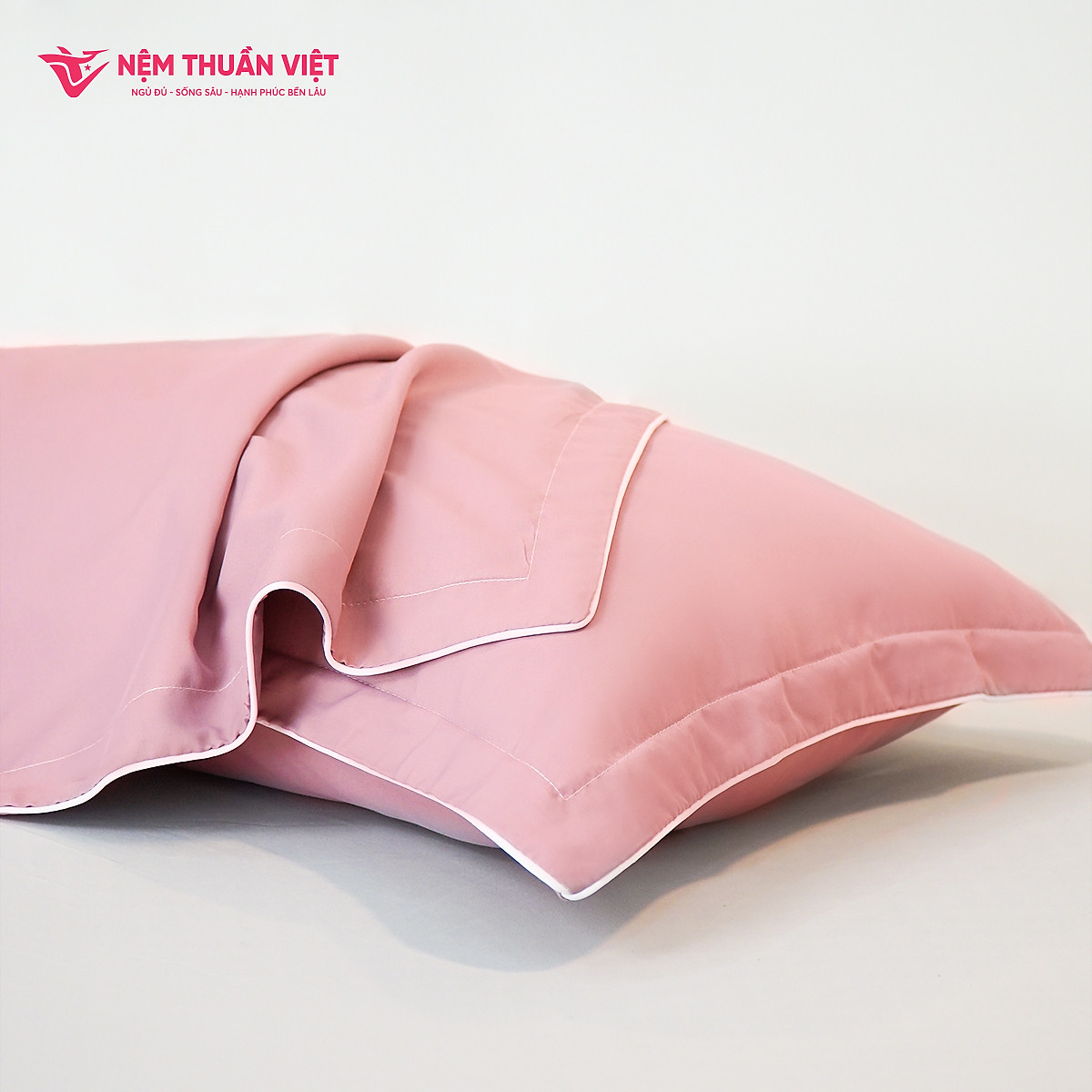 Vỏ Áo gối nằm Thuần Việt - Lụa Tencel Thoáng Mát, Thấm Hút Mồ Hôi Tốt - Họa Tiết Hoa Văn - Đa Dạng Họa Tiết