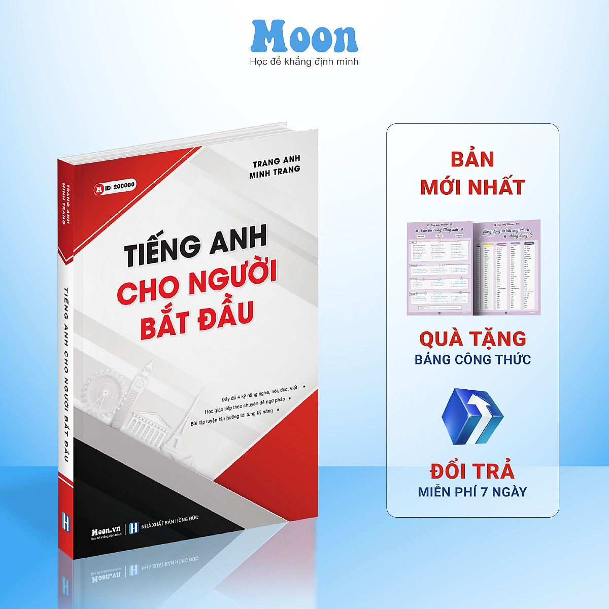 Sách ID Tiếng Anh cho người mới bắt đầu - người mới mất gốc Cô Trang Anh