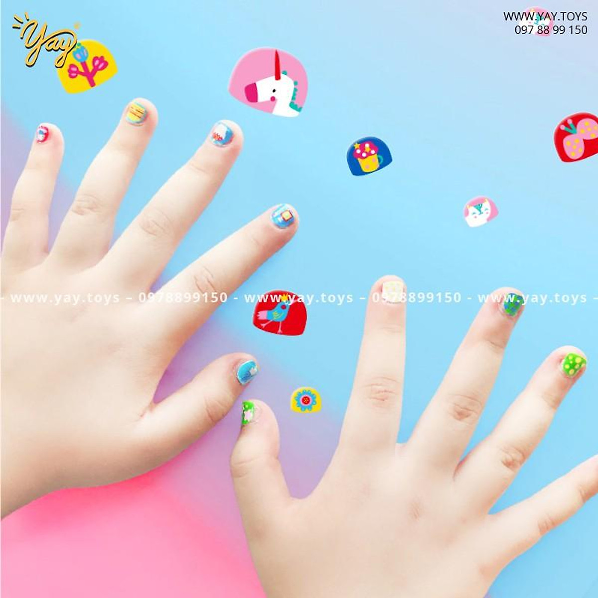 Nhiều chủ đề Hình dán móng tay và hình xăm dán cho bé  Nail Sticker   Temporary Tattoo  Lazadavn