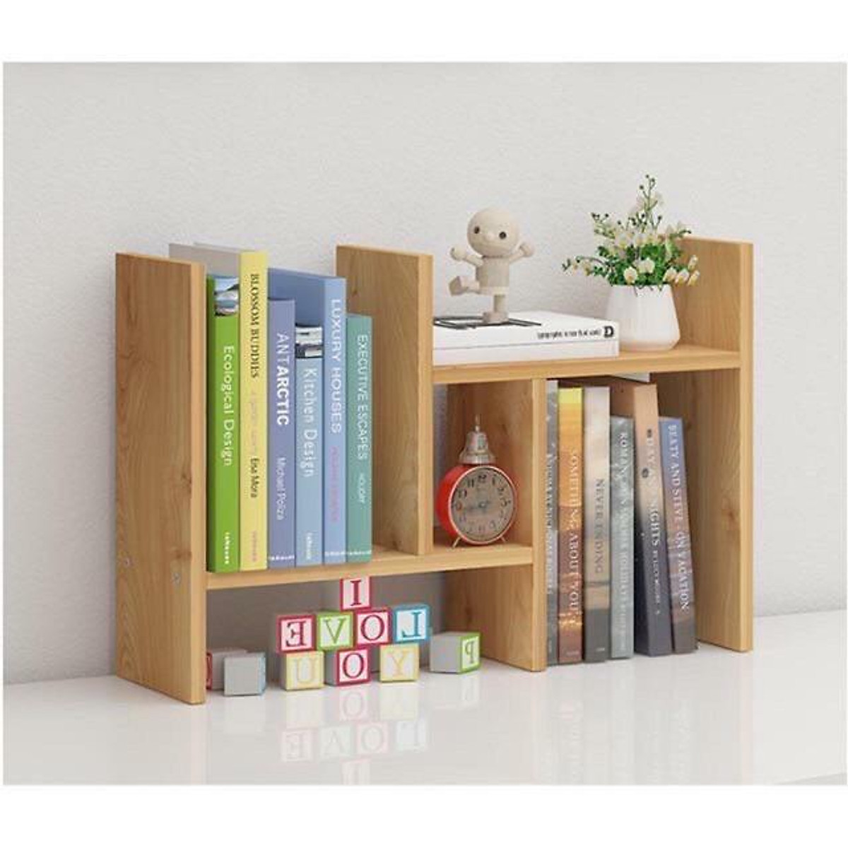 Kệ sách gỗ đa ngăn ĐỂ BÀN tiện ích - gỗ MDF - Tủ, kệ sách