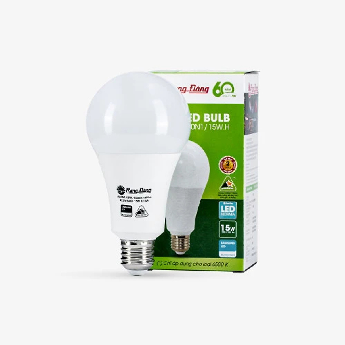 Bóng đèn LED BULB Tròn A80N1 15W