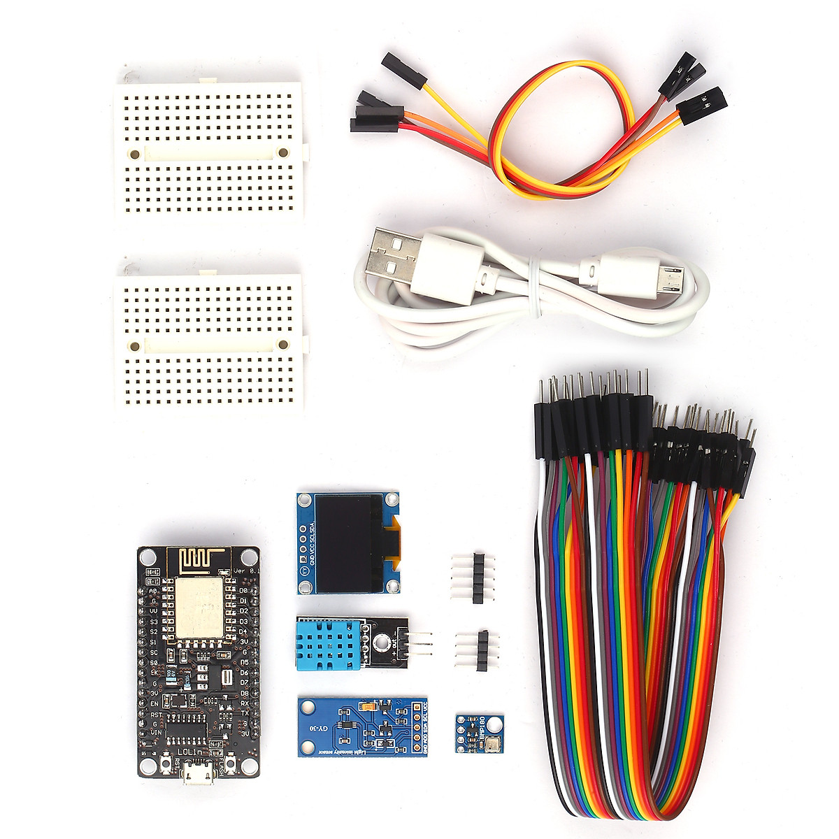 ESP8266 Weather Station Kit with DHT11 Temperature Humidity/BMP180