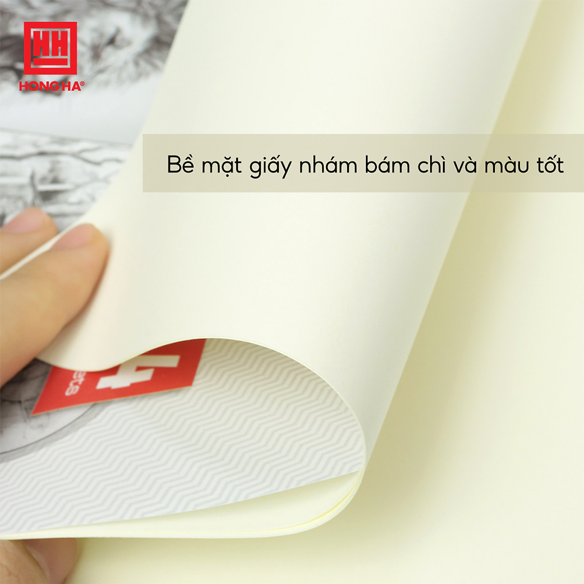Giấy vẽ Hồng Hà A4 100gsm, độ trắng tự nhiên - 4943