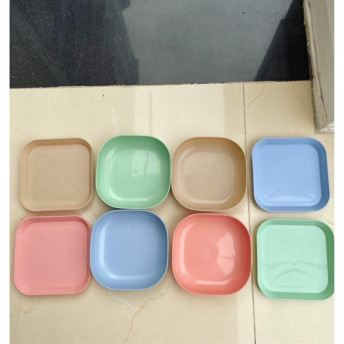 SET 8 CHIẾC ĐĨA LÚA MẠCH MẪU MỚI TONE MÀU PASTEL NGỌT NGÀO /COMBO ...