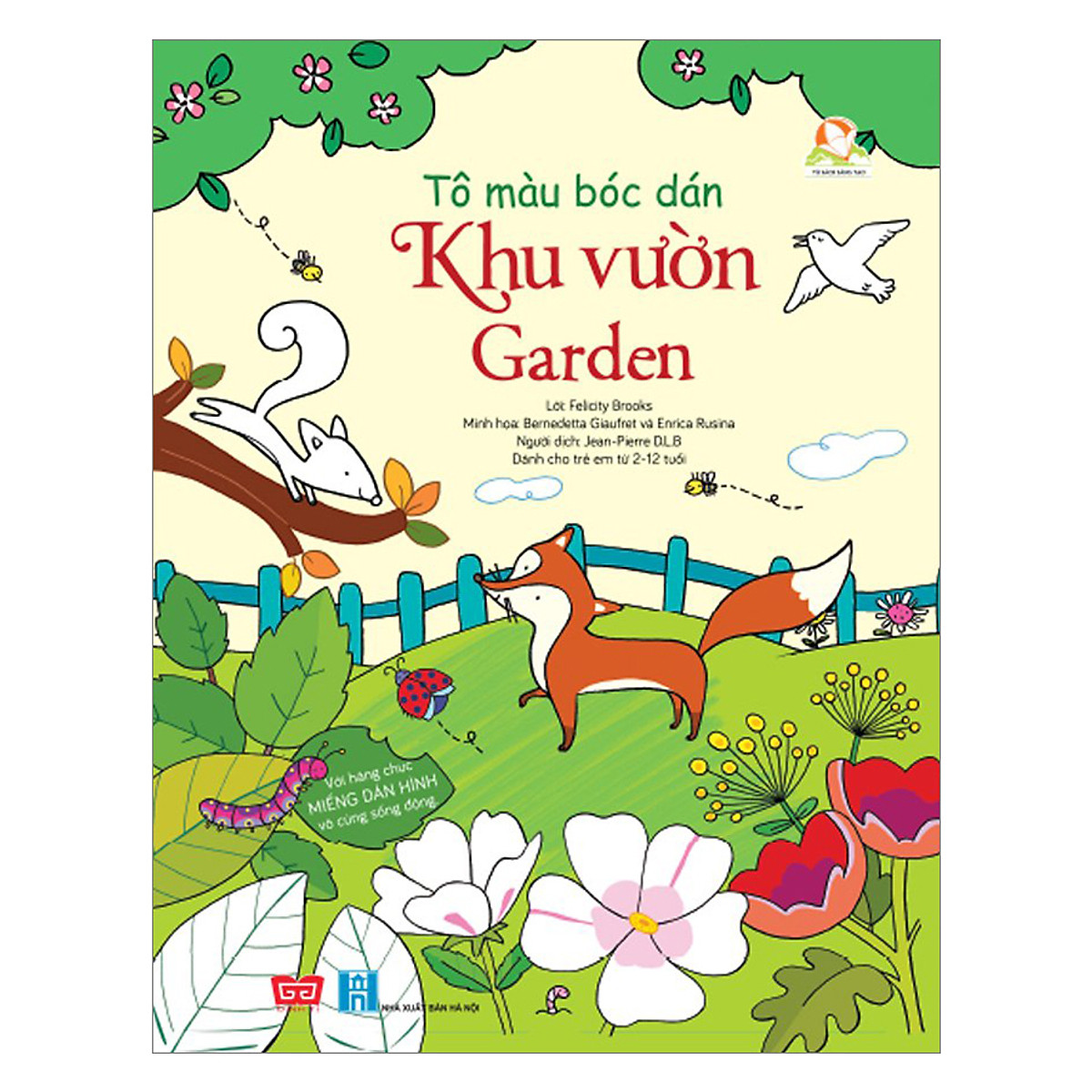 Tô Màu Bóc Dán - Khu Vườn - Garden