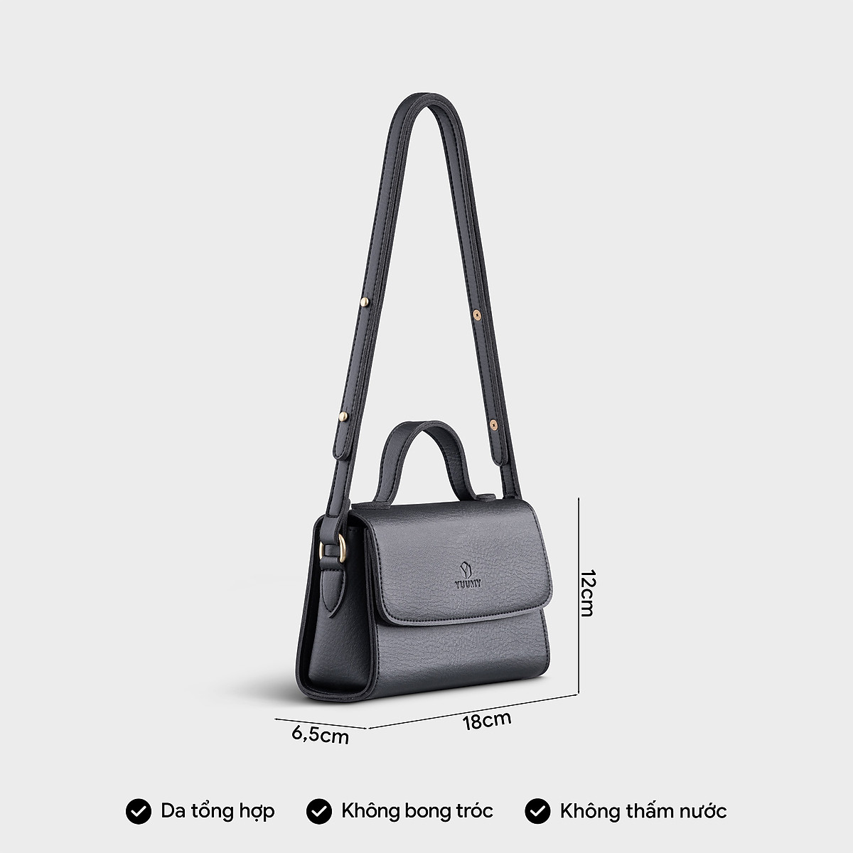 Túi đeo chéo da nữ mini thời trang YUUMY YN179