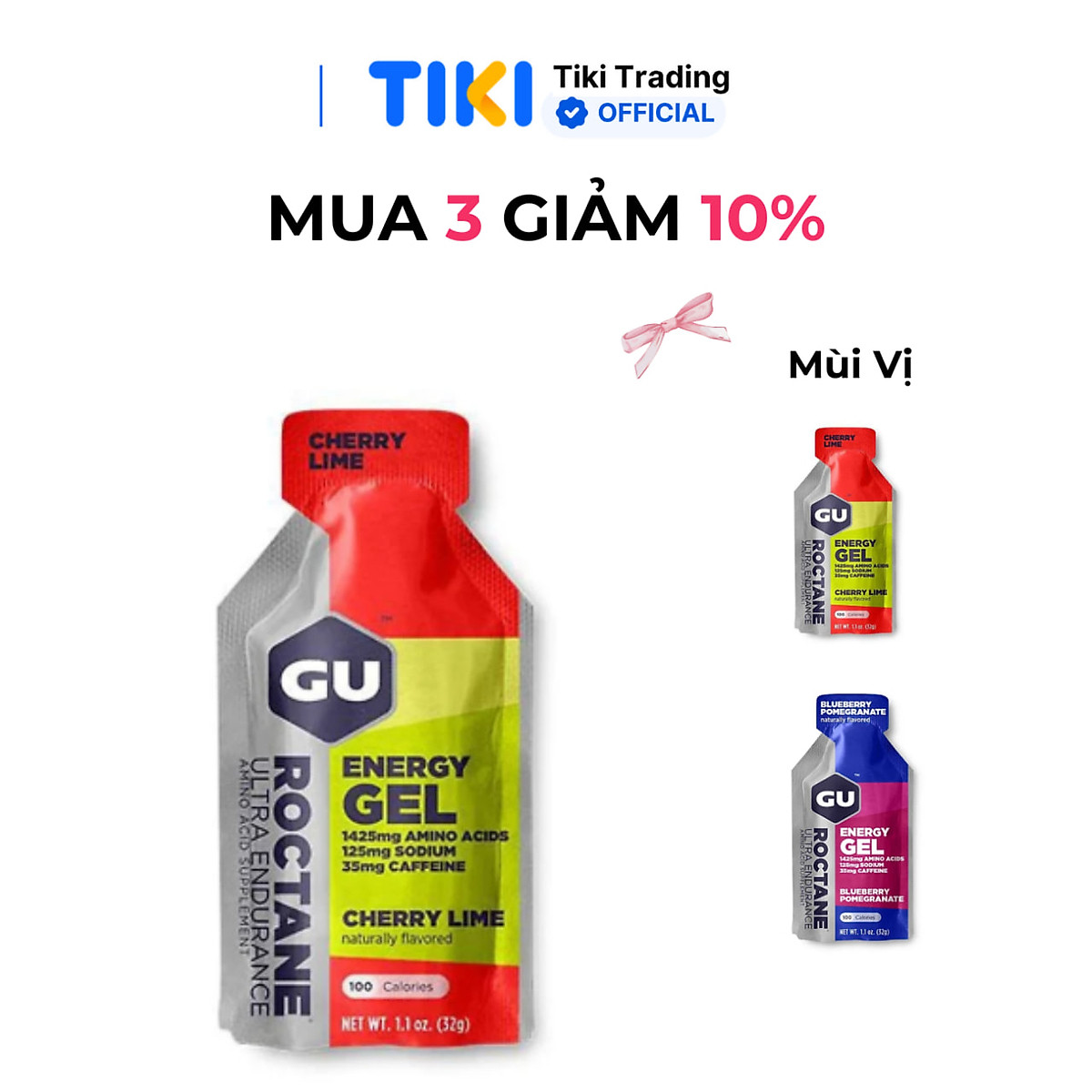 Gel Uống Bổ Sung GU Roctane Gel 32g/gói - Hổ trợ đạp xe và chạy bộ
