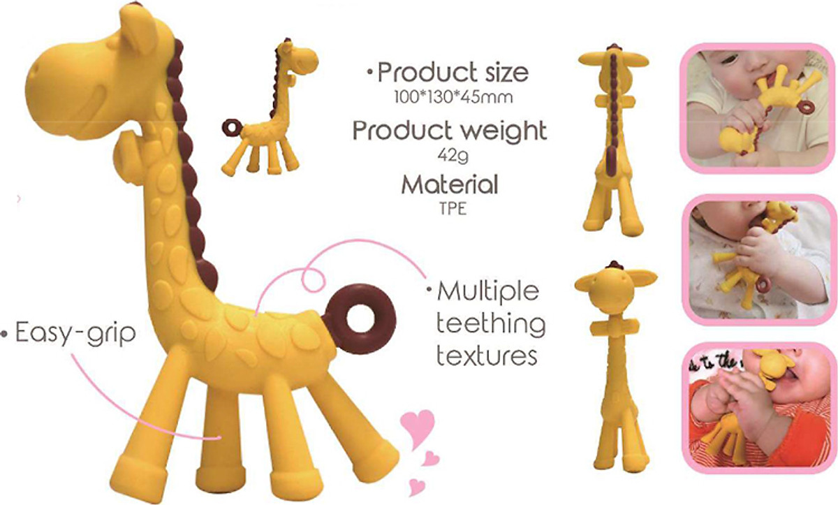 Mua Ngậm Nướu Hình Con Hươu Cao Cổ Ange AG47 tại Shop Con Của Mẹ | Tiki