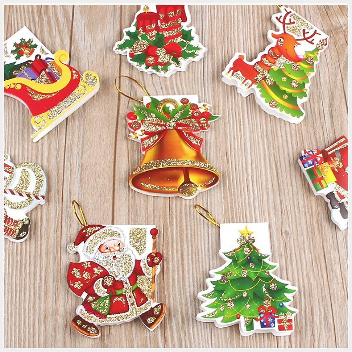 Hình ảnh Màu đỏ Xanh Phong Cách Phẳng Giáng Sinh Santa Claus Yếu Tố Sticker  PNG  Quả Cầu Pha Lê Giáng Sinh Gạc Bông Tuyết PNG miễn phí tải tập tin