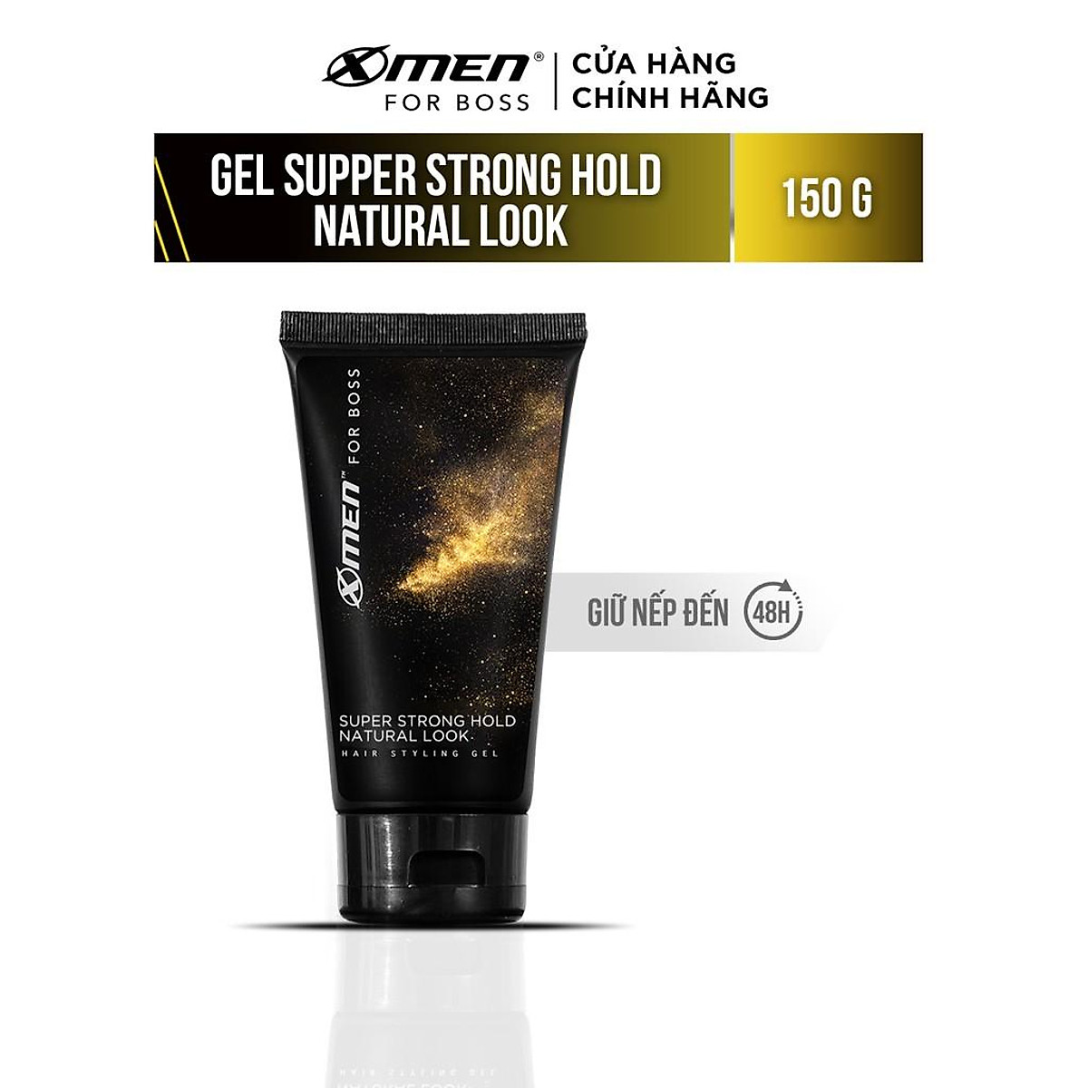 Keo Vuốt Tóc X-Men For Boss Gel Super Strong Hold Natural Look 150g - Gel, sáp vuốt tóc Keo Vuốt Tóc X-Men For Boss Gel Super Strong Hold Natural Look 150g - Gel, sáp vuốt tóc
