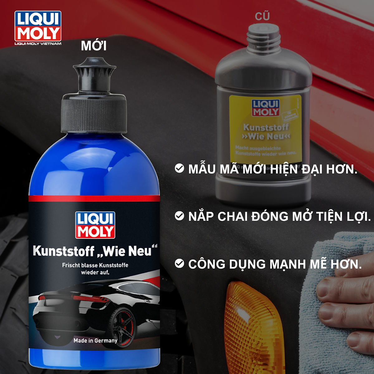 Chai Phục Hồi, Làm Mới Nhựa Ngoài Liqui Moly 1552 Mẫu mới