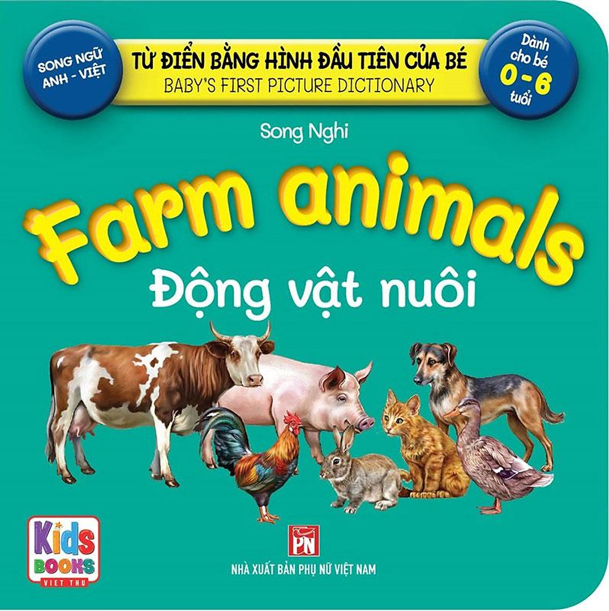 Từ Điển Bằng Hình Đầu Tiên Của Bé - Farm Animals - Động Vật Nuôi ...