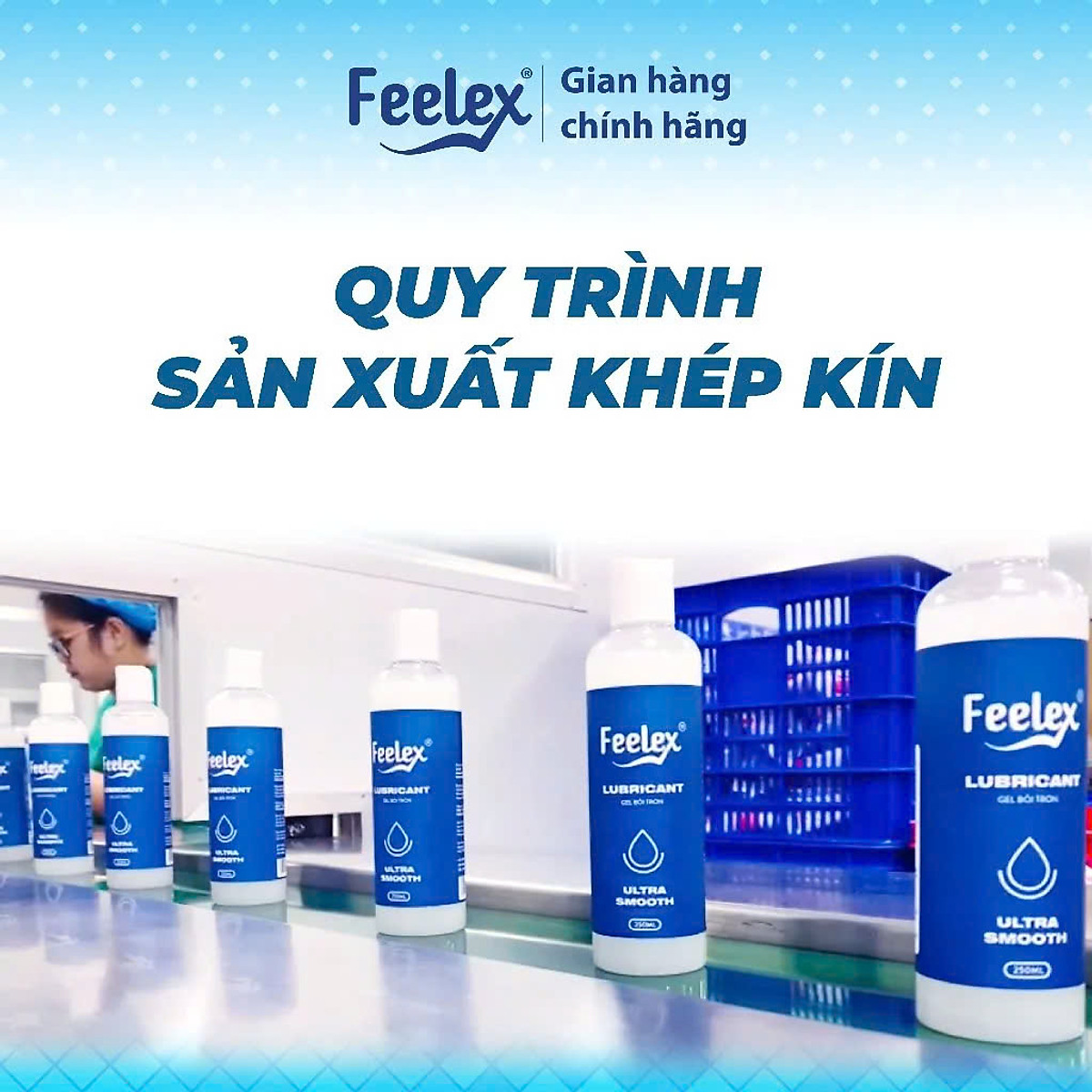 Gel bôi trơn Feelex Lubricant mát lạnh, ấm nóng, siêu trơn - Lọ 250ml