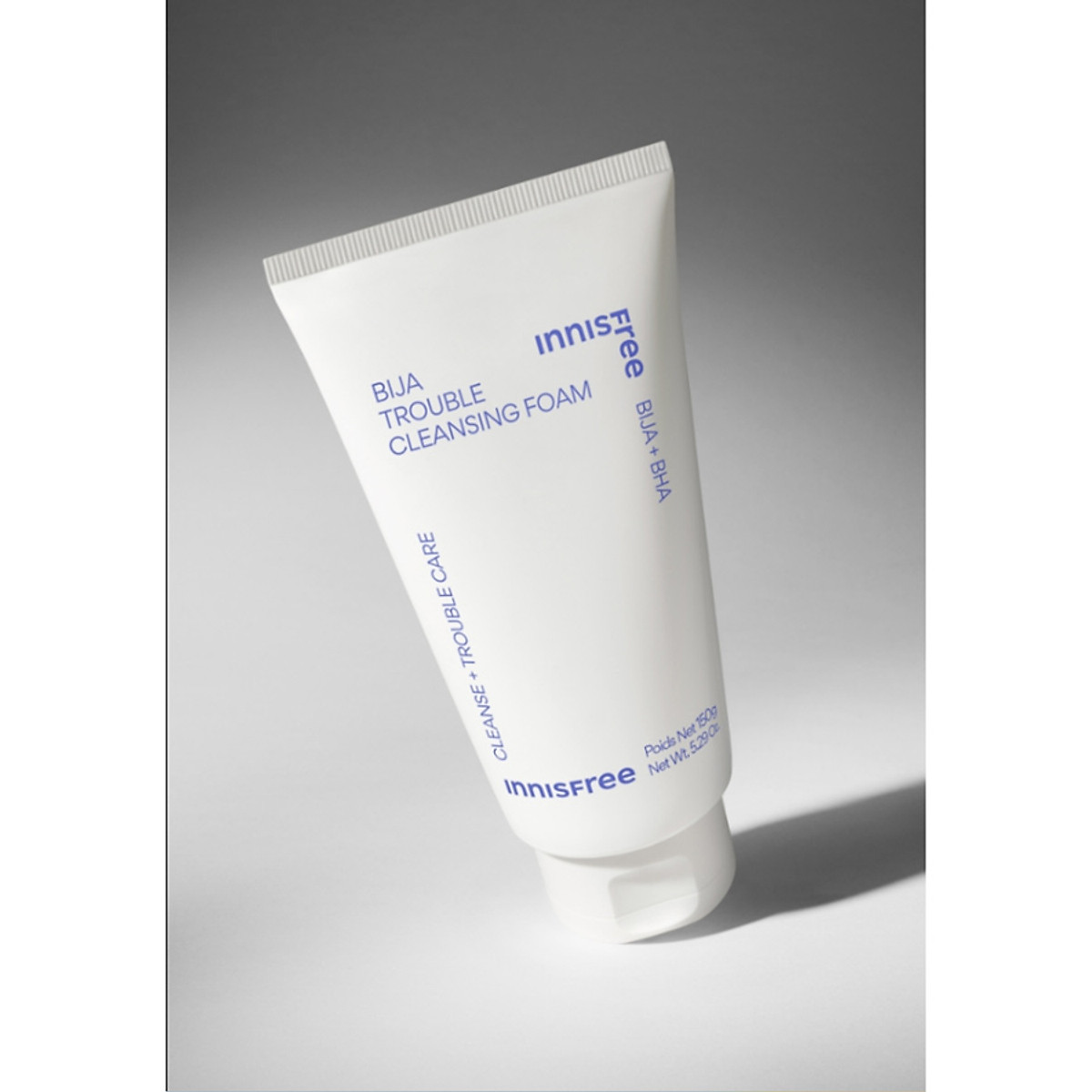 Sữa rửa mặt dành cho da mụn innisfree Bija Trouble Cleansing Foam 150g