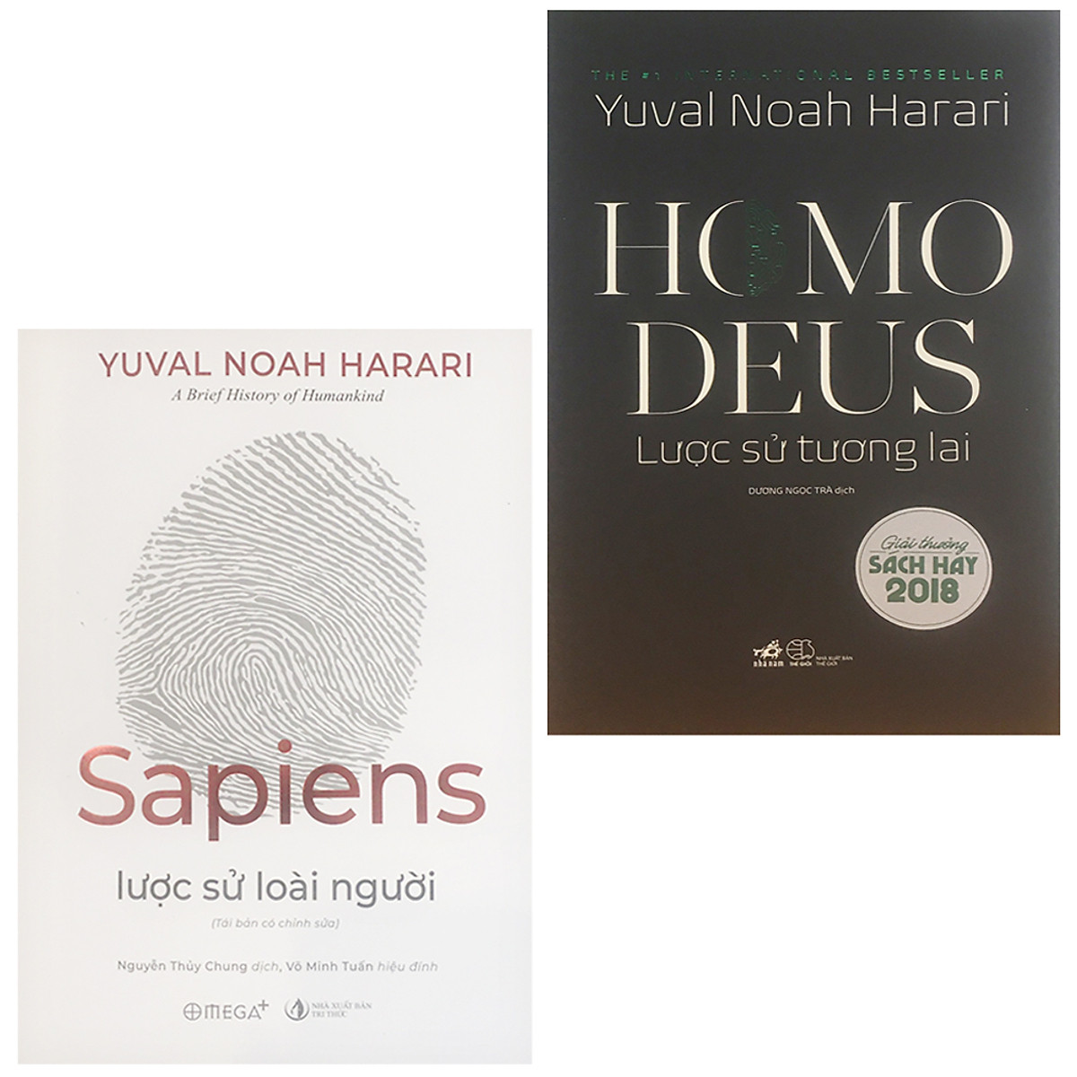 Combo 2 cuốn lược sử hay nhất: Sapiens - Lược Sử Loài Người + Homo Deus - Lược Sử Tương Lai