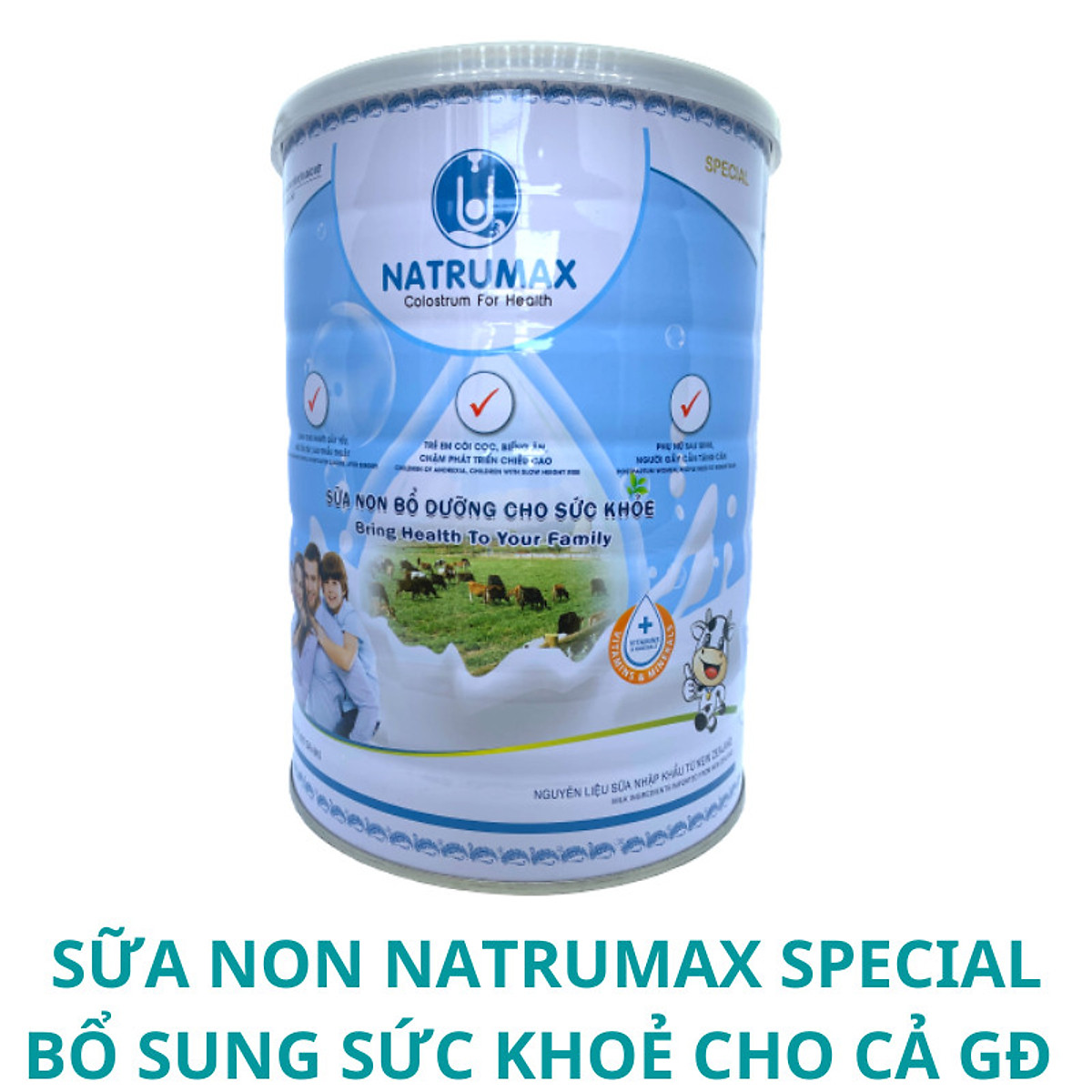 SỮA NON NATRUMAX SPECIAL ( FAMILY ) 800Gram Dành Cho Người Gầy - Ốm