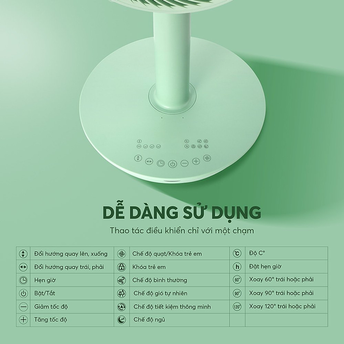 Quạt tuần hoàn không khí Elmich CFE-8791, làm mát diện rộng và làm mới không khí tới 20 lần/giờ, quạt tạo luồng gió tuần hoàn và điều hòa không khí trong phòng - Hàng chính hãng