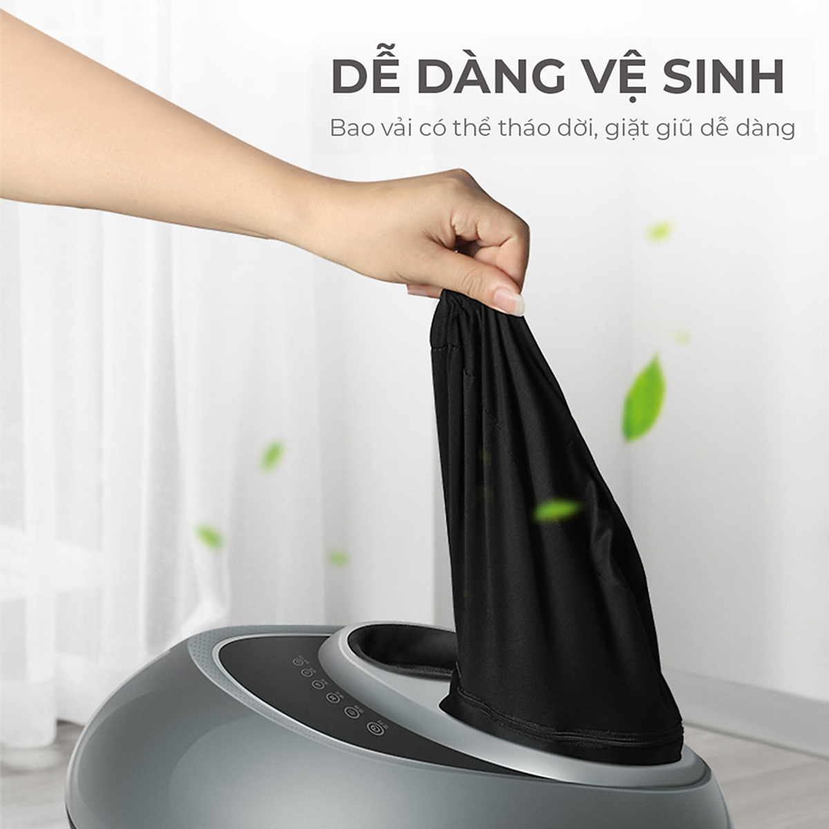 Máy Massage Chân VISPO VP-C21G - Máy Massage Lòng Bàn Chân, Mu Bàn Chân Công Nghê Hiện Đại, Xoa Bóp, Trườm Ấm Thư Giãn, giải tỏa Căng Thằng Mệt Mỏi