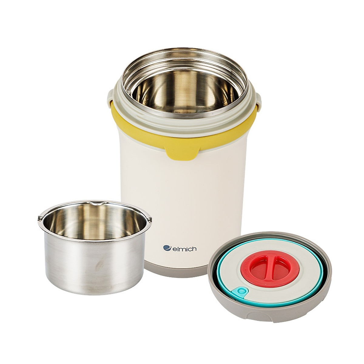Bình đựng thức ăn giữ nhiệt inox 304 Elmich EL8310 dung tích 1.2L - Hàng Chính Hãng
