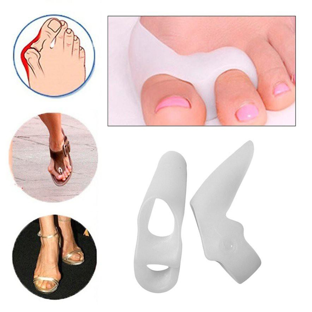 Dụng Cụ Tách Ngón Chân Giảm Đau Có Thể Tái Sử Dụng