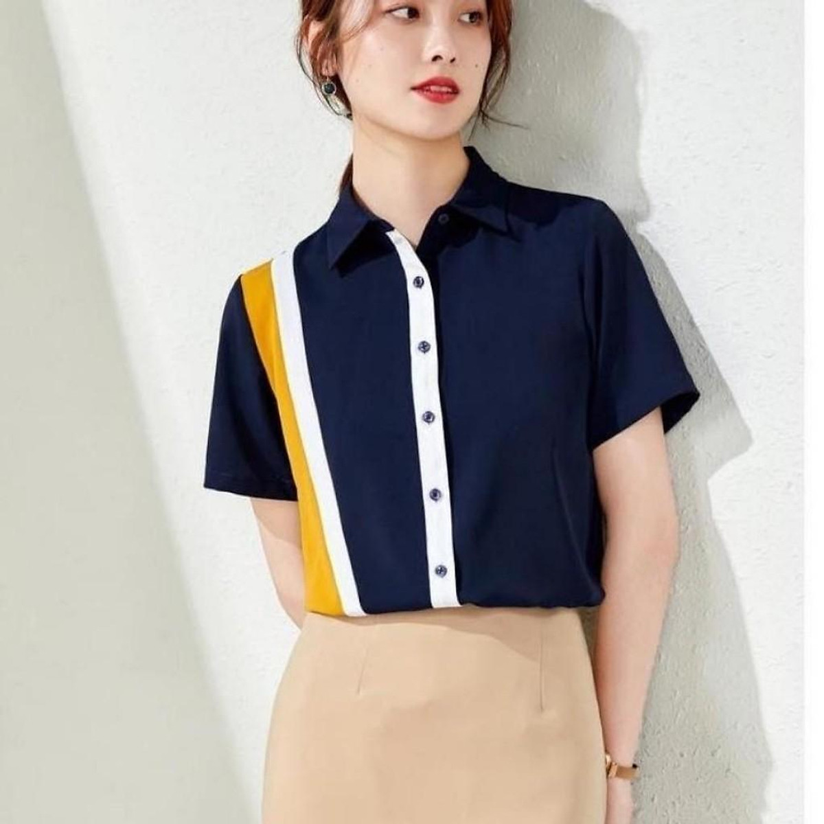 Chia sẻ nhiều hơn 97 phối áo sơ mi xanh nữ siêu đỉnh  trieuson5