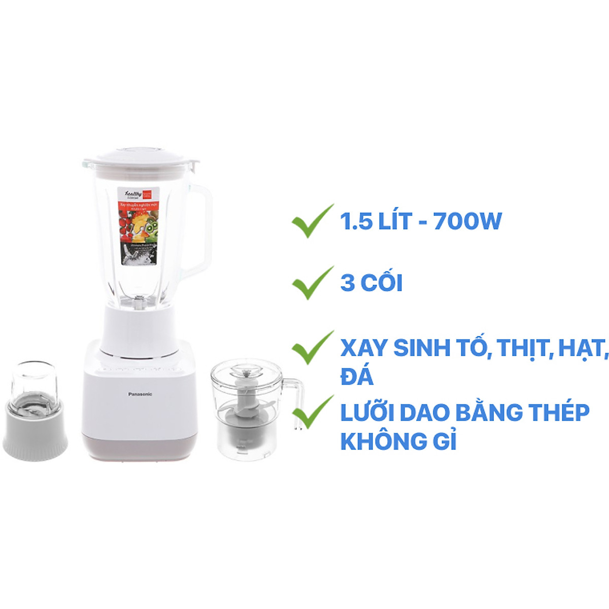 Máy xay sinh tố Panasonic MX-MG53C1CRA - Hàng chính hãng