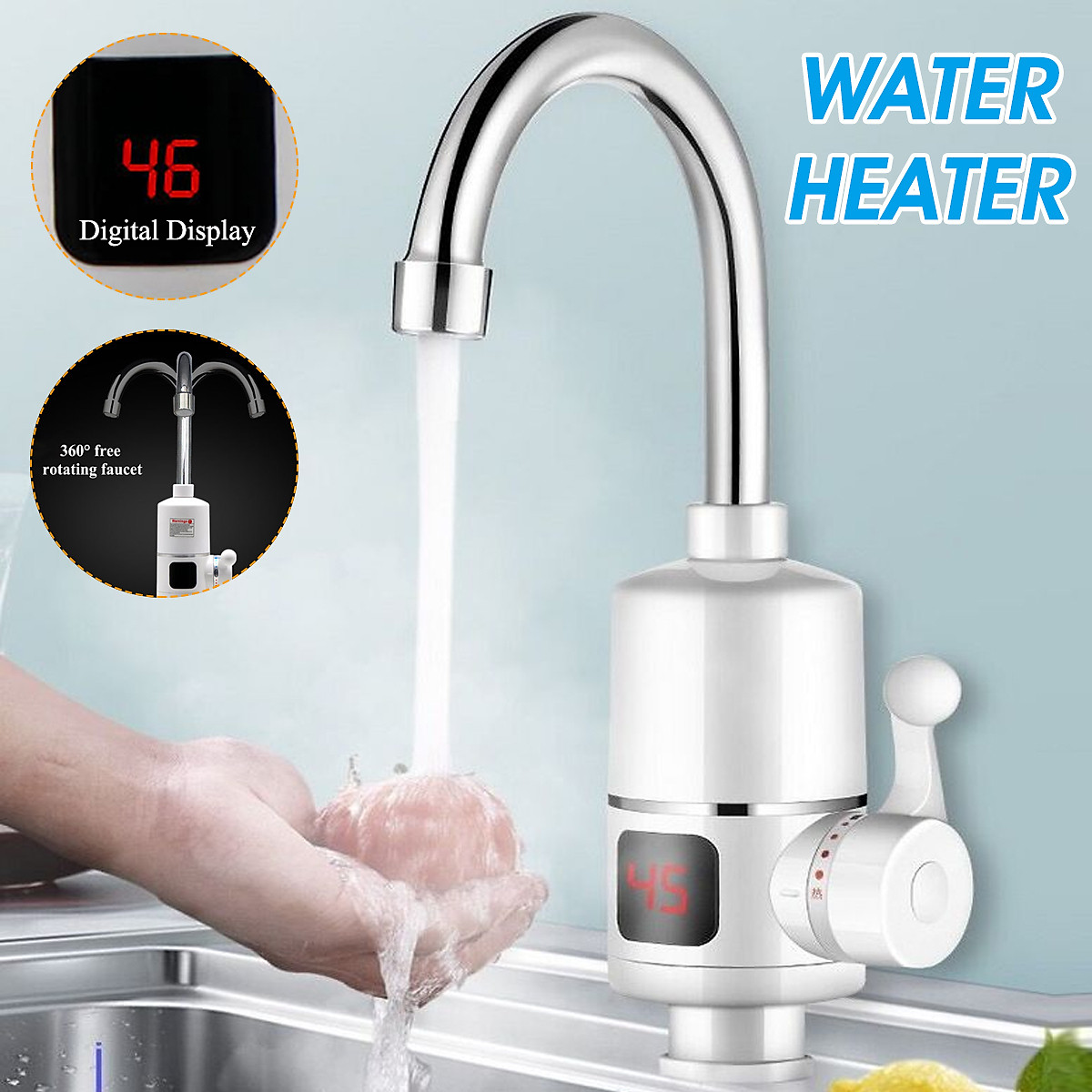 Mua 3000W Hot and Cold Water Faucet Instant Heating Water Heater