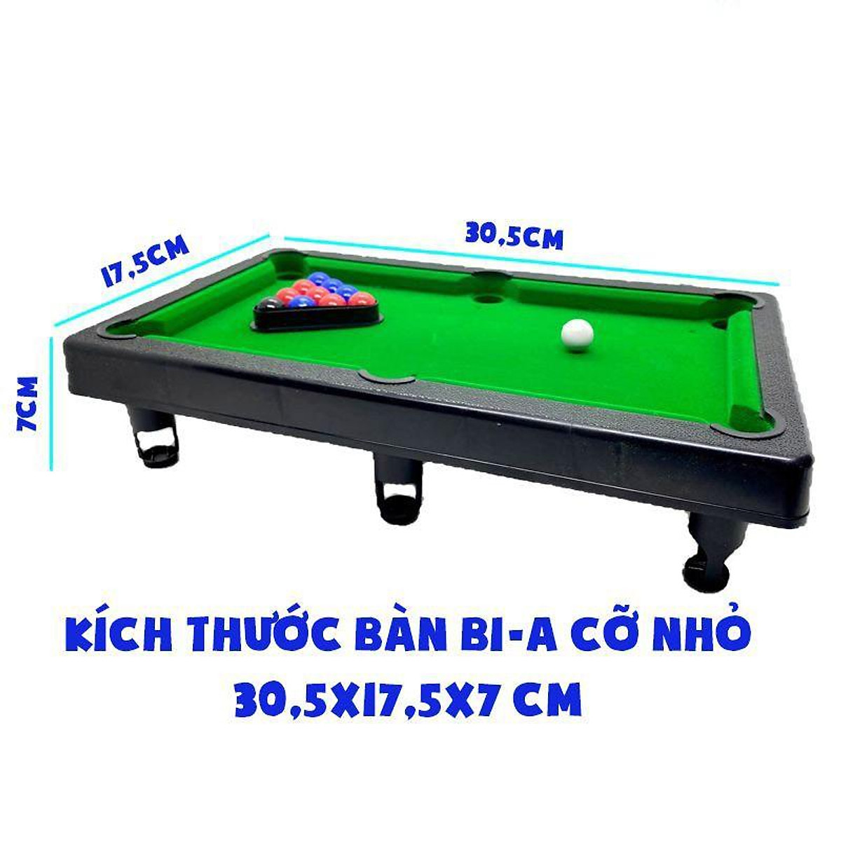 Bàn bi a mini - 10 viên bi a mini Đánh Số - Mặt Bàn Bọc Nỉ Chuyên Dụng ...